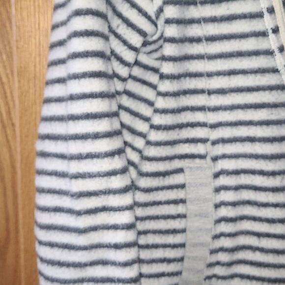 Anthropologie Dolan Knit Jacket small cardigan west Coast moto black stripe top - Picture 12 of 17